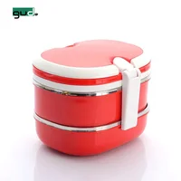 

Set of 2 Pieces Stainless Steel Bento Lunch Box