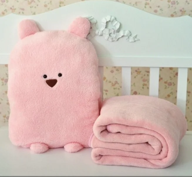 Plush Animal Toy Baby Swaddle Blanket Dog Monkey Penguin Cat Blanket ...