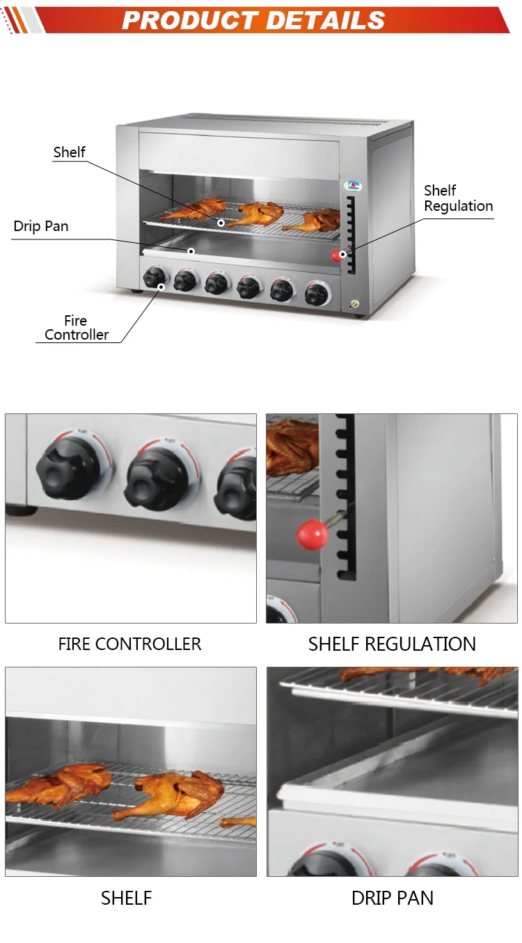 Hgs-18 Küche Aus Edelstahl Gas Infrarot Salamander Grill Für Verkauf In China - Buy Gas Infrarot Salamander,Salamander Grill,Salamander Backofen Hgs-18 Küche Aus Edelstahl Gas Infrarot Salamander Grill Für Verkauf In China - Buy Gas Infrarot Salamander,Salamander Grill,Salamander Backofen