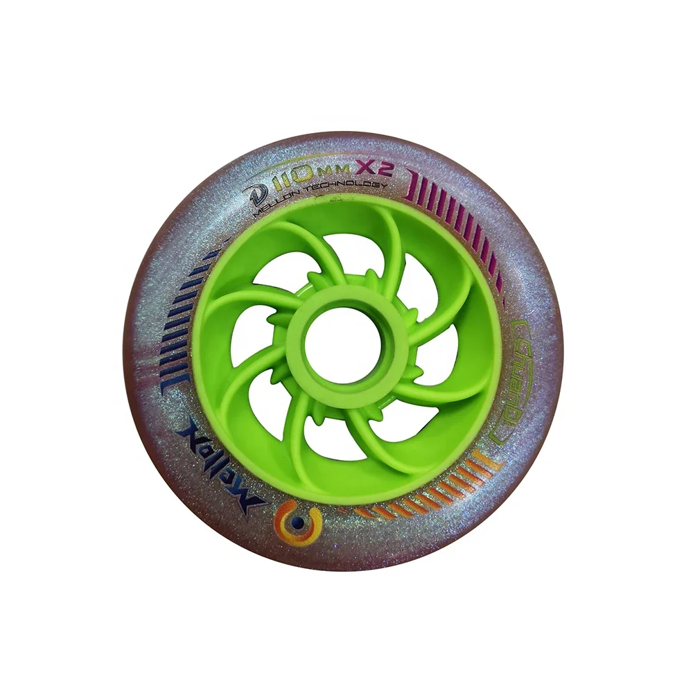 Shining Fluorescent Color Overmolded Double Layers 110mm Professional