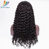 Custom Different Textures High 150% Density Deep Curl Brazilian Remy Human Hair 360 Lace Wig