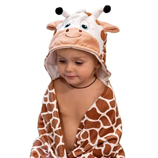 giraffe baby towel