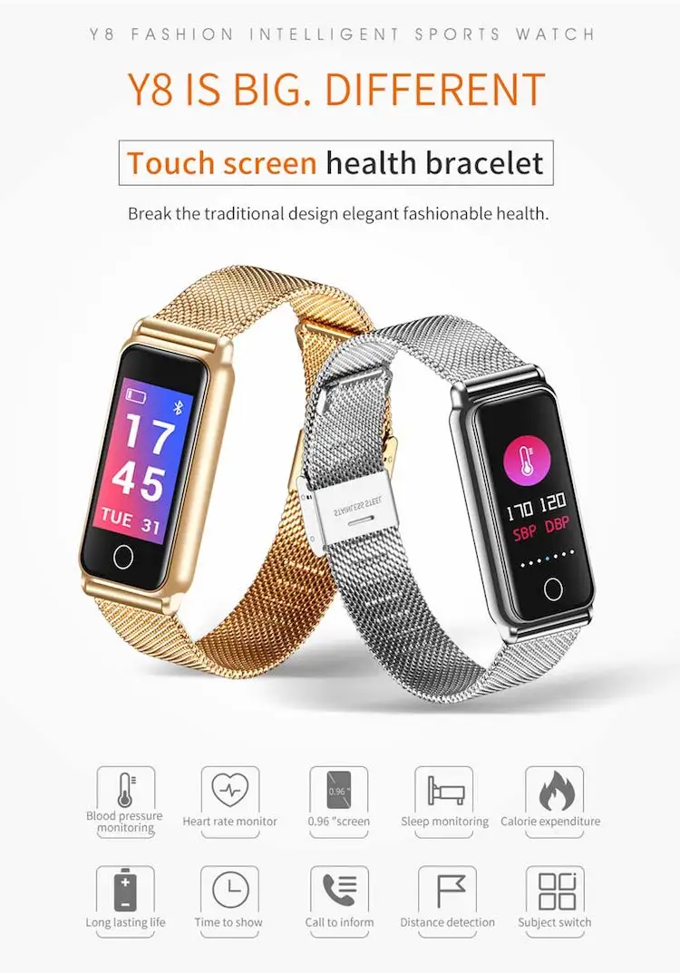 smart bracelet y8