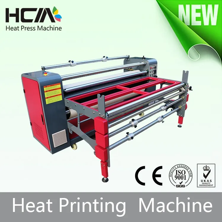 Small Oil Heating Roller Sublimation Heat Transfer Machine For Garment