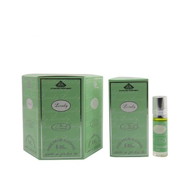 OLU424 6ml Green package women perfume oil for wholesale