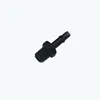 1/16 plastic rubber tube pipe hose barb male threaded coupler plastic straight-type fitting