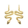 Gemnel jewelry 925 sterling snake huggie hoop cuff earring