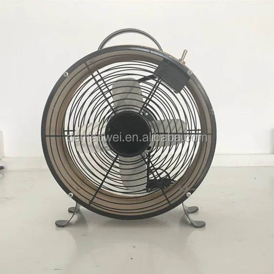 small metal desk fan