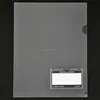 Top grade custom PP file folder a4 size transparent sheet L shape plastic document folder