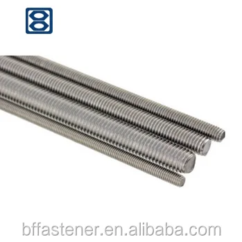 
Haiyan bafang stainless steel double end threaded studs metal stud thread rod 