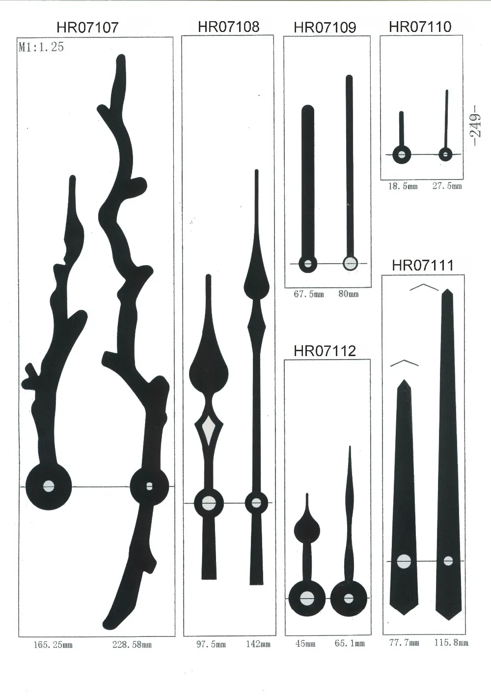 Larger Clock Pointer Long Clock Hands Buy Larger Clock Pointer,Long