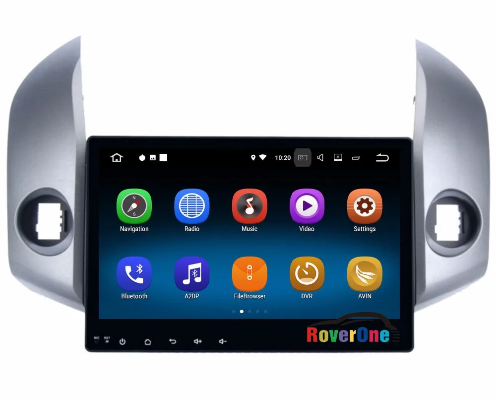 Discount RoverOne For Toyota RAV4 2006 - 2012 Android 8.1 Autoradio Car Multimedia Player Radio GPS Navigation Bluetooth Head Unit NO DVD 5