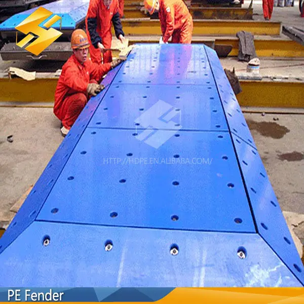 Uhmwpe Dock Bumper Board Marine Fender Face Sheet Polyethylene Fender