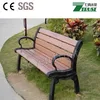 WPC economic outdoor good street bench wood slats for cast iron bench