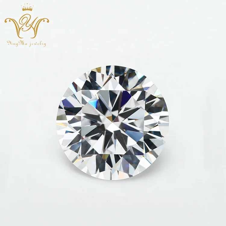 1000pcs/bag Synthetic high quality small size cz stone round brilliant cut white cubic zirconia