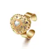 Creative 925 Sterling Silver Cage Design Chime Ball Angel Caller Mexican Bola Ball Ring HRI01