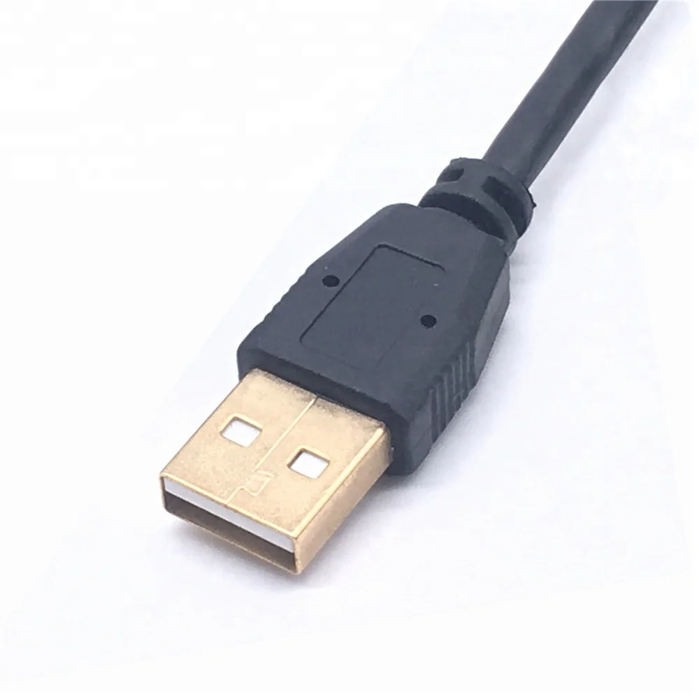 USB 2.0 A to B PRINTER CABLE M/M WHITE or BLACK 0.5m 1m 2m 3m 5m GOLD CONNECTORS 