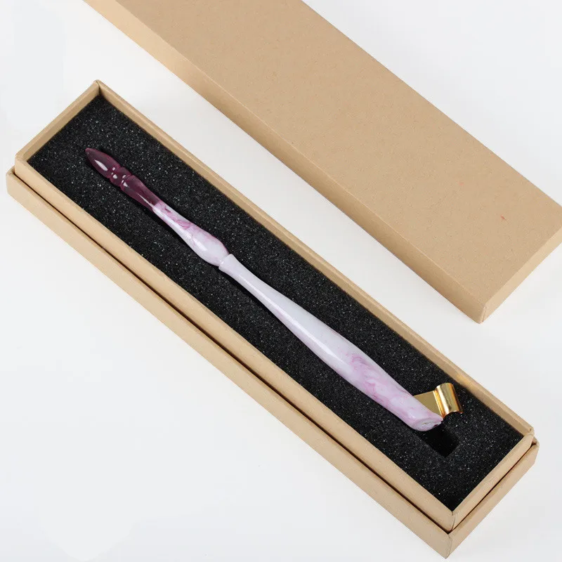 Elegant Resin Calligraphy Oblique Nib Pen Holder And Extra Comfortable Grip Right Handed Dip Pen