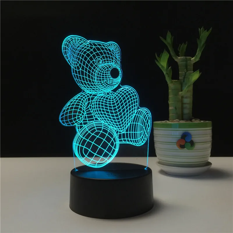 3D LED Illusion Kids Night Lamps