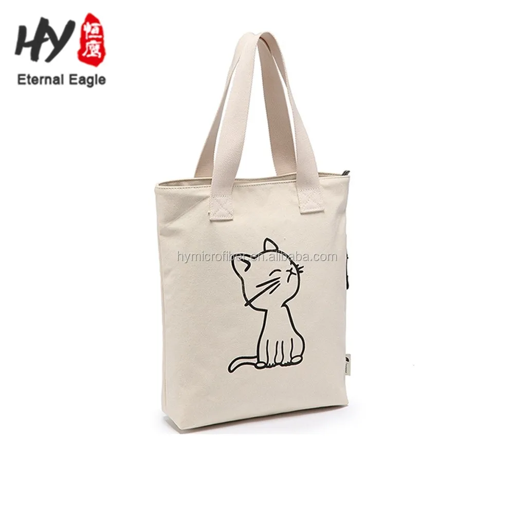 Eco Friendly Lightweight Organic Cotton Canvas Tote Bag,Casual Canvas