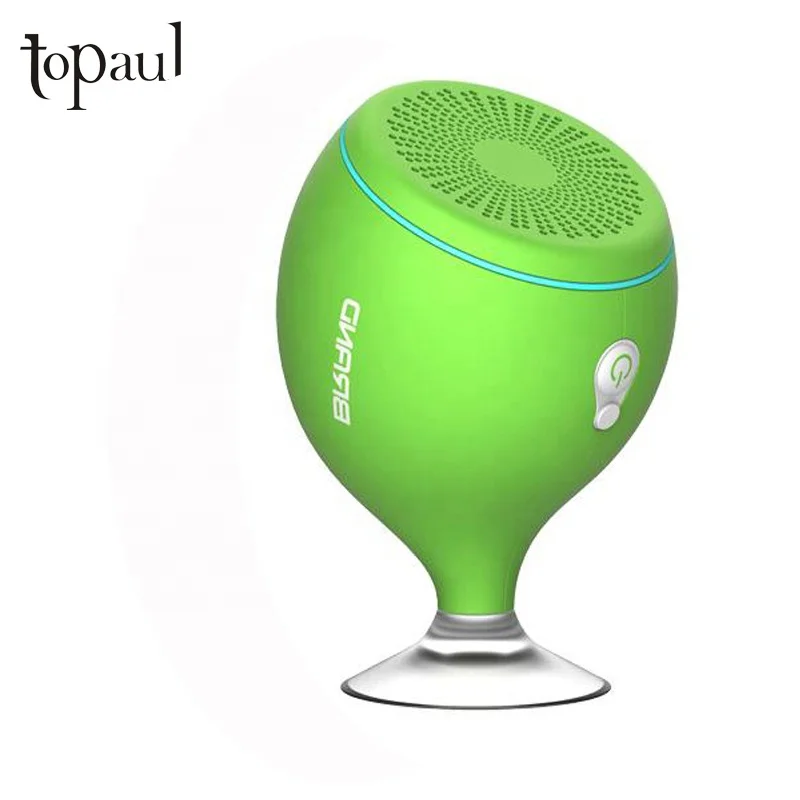 Funny shape subwoofer bass outdoor waterproof mini sucker portable charge wireless speaker - ANKUX.COM