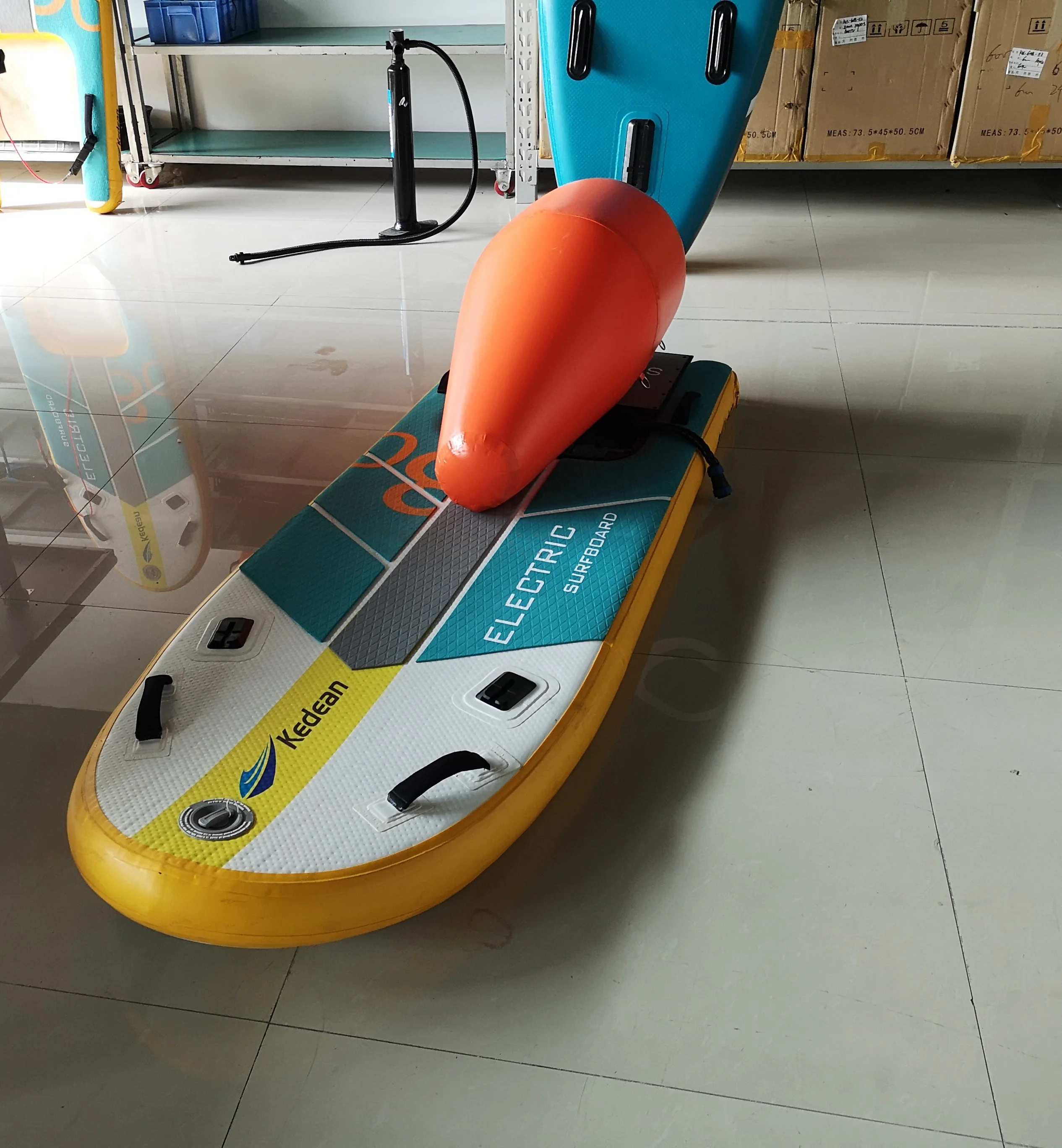 
KEDEAN Electric surfboard Double motors Wireless remote control rescue splashing new power surfboard 