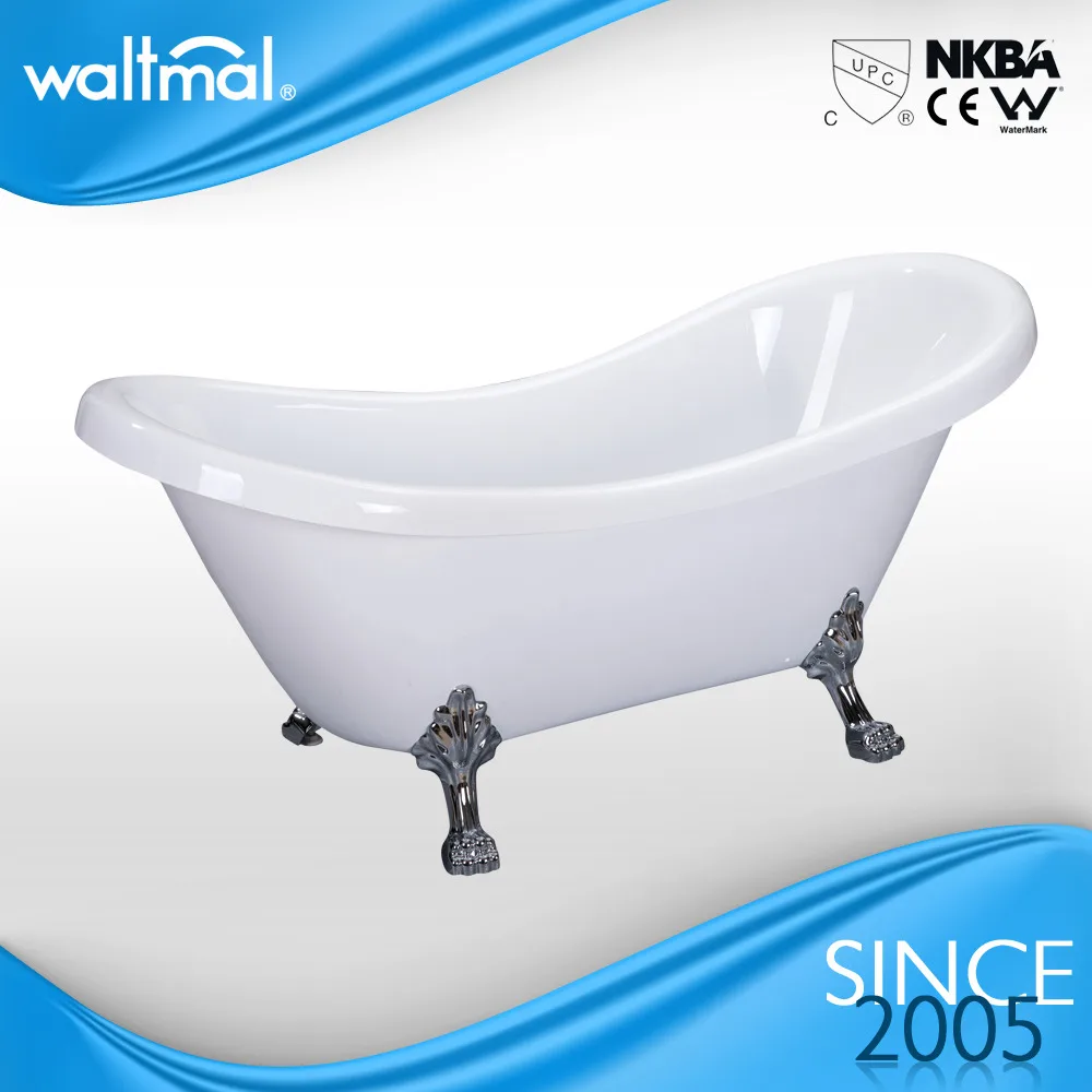 Waltmal Bath Tubs Factory Made Classic Green Clawfoot Bathtub Dutch Claw Foot Baby Bath Stand