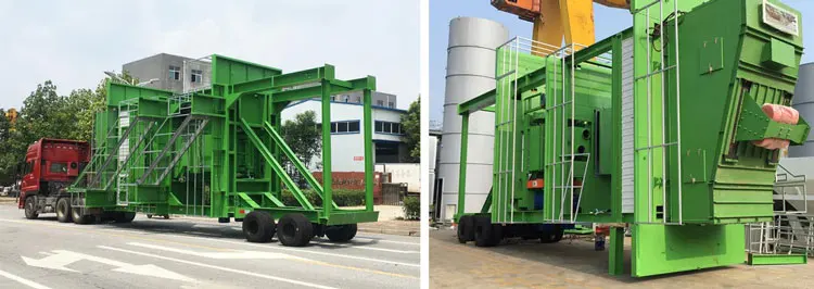 China supplier asphalt plant 80-160TPH mobile hot mix plant