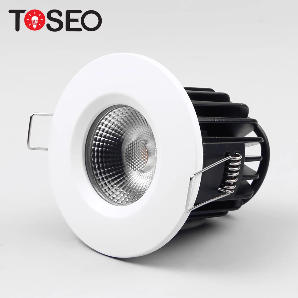 Cut out 68mm recessed indoor led down lamp ligtting 10w fire rated recessed ip65 led downlights