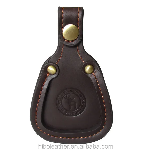 

Wholesale from factory directly handmade Leather Shotgun Trapshooting-Skeet Barrel Rest Toe Pad, Dark brown