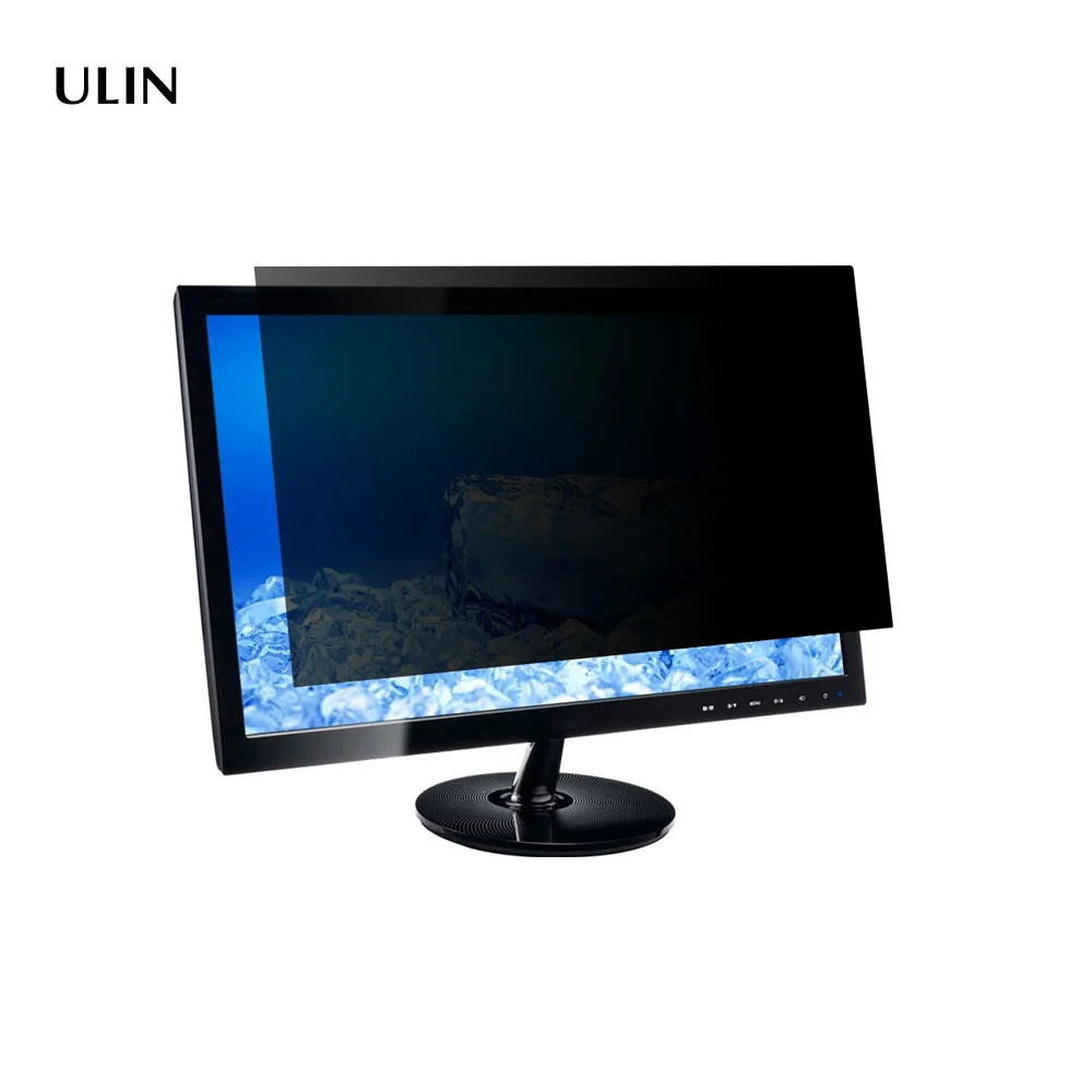 

Hot Sale 19 Inch 16:9 16:10 4:3 Monitor Used Removable Anti-spy Privacy Computer Screen Protector Filter Anti Peeping Film, Light black