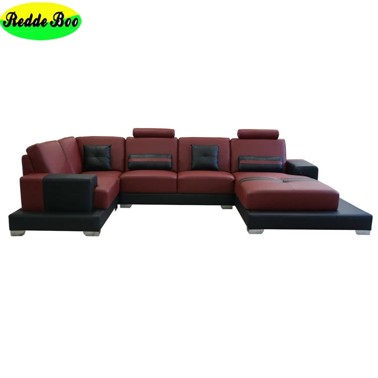 Comfortable Quality Leather Big Size Round Sectional Sofa ...