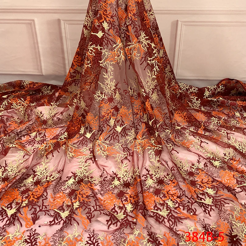 2019 indian embroidered evening glitter fabric for wedding dress