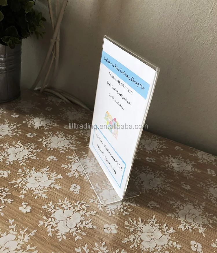 Acrylic menu holder (1)