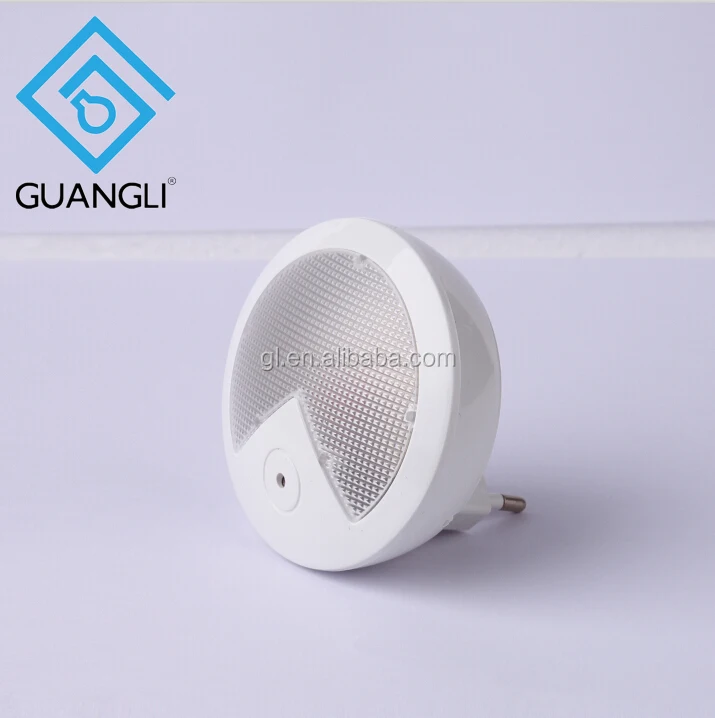 Creative Round shape 4 SMD mini sensor plug in LED night light for baby bedroom  W057