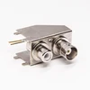 2 Pin BNC Female Connector to RCA Female Double Pins for PCB Mount