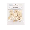 New Arrival Cheap High Quality Natural Coconut Shell Button Wood Button Mixed Assorted Buttons for Clothes Round Press Shirt Bag