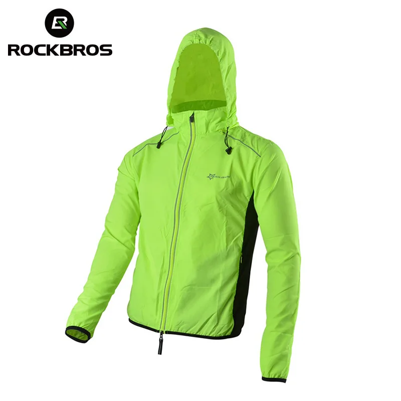 

ROCKBROS Reflective Breathable Bike Bicycle Clothing Cycling Long Sleeve Wind Coat Windcoat Windproof Quick Dry Jersey Jacket