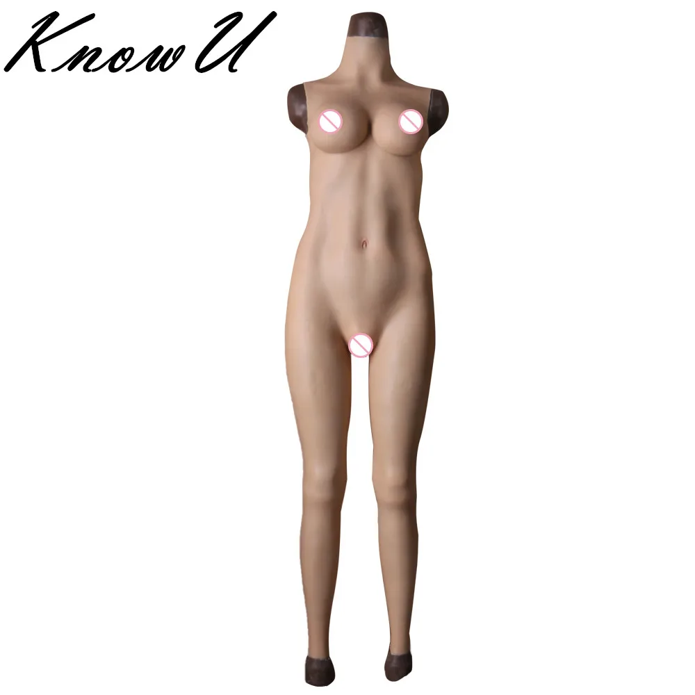 

Silicone Female Femmes Fullbody Suit Tight Zentai CD Transgender Pussy Breast Form Crossdresser