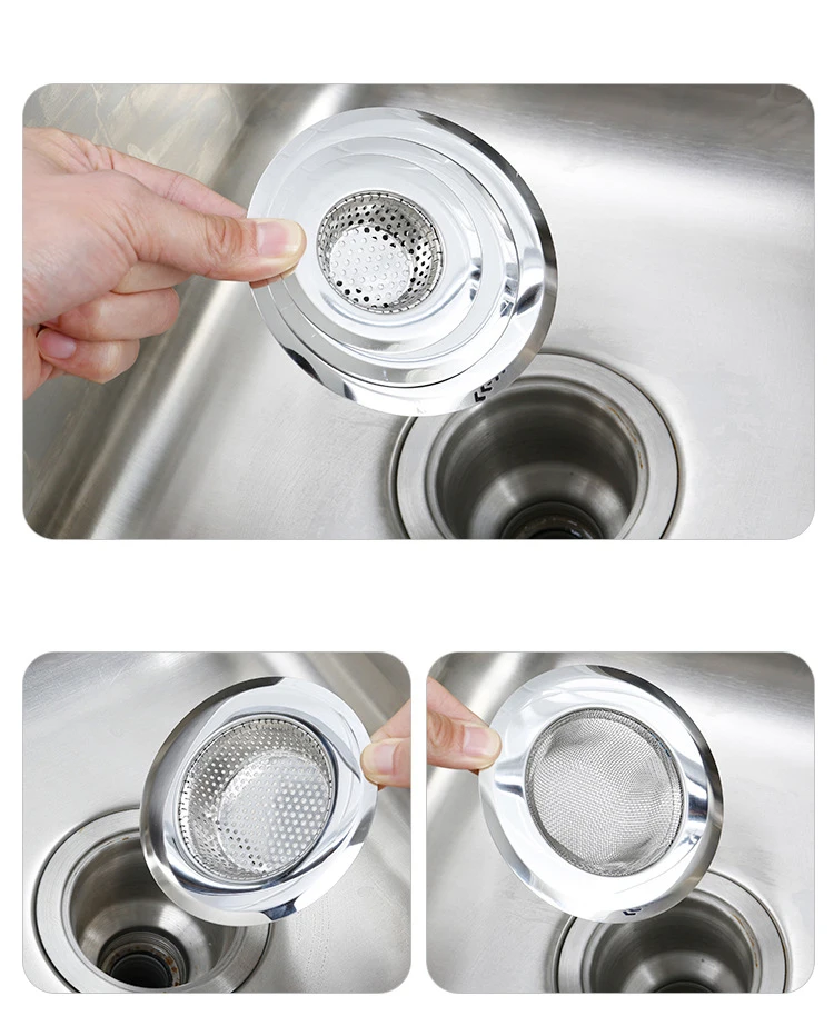 Kitchen Sink Anti-drain Bathroom Creative Gadget Accessories Stainless ...