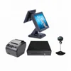 Cheaper POS System With 15-inch Double Touch Screen Monitor POS Computer With Peripherals For Restaurant Cash Register