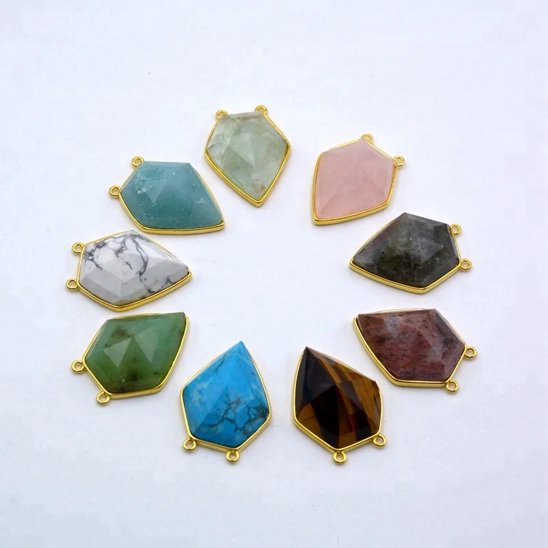 

Wholesale fashion point jewelry natural tiger's eye cut stone crystal pendant faceted yellow tiger gemstone necklace, Yellow tiger's eye jewelry