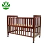 (W-BB-66) pine wood baby cot bed