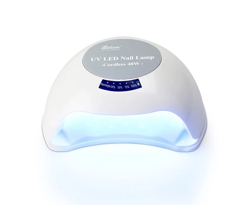 Dual Cordless Led Nail Uv Lamp Sun Light 48w Led Nail Lamp For Gels ...