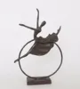 Arts And Craft Casting Iron Handicraft Metal The Bronze Dancing Figure Sculpture