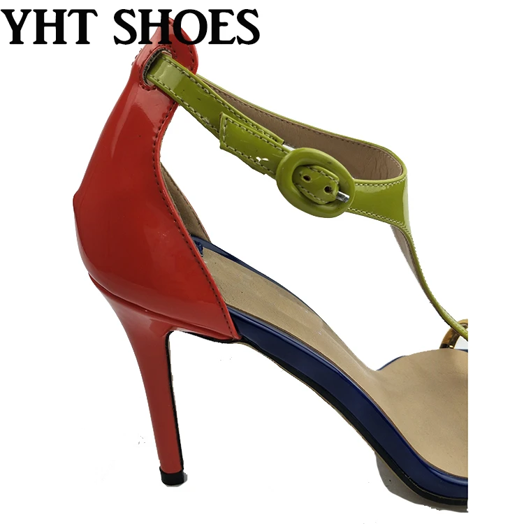 comfortable t strap heels