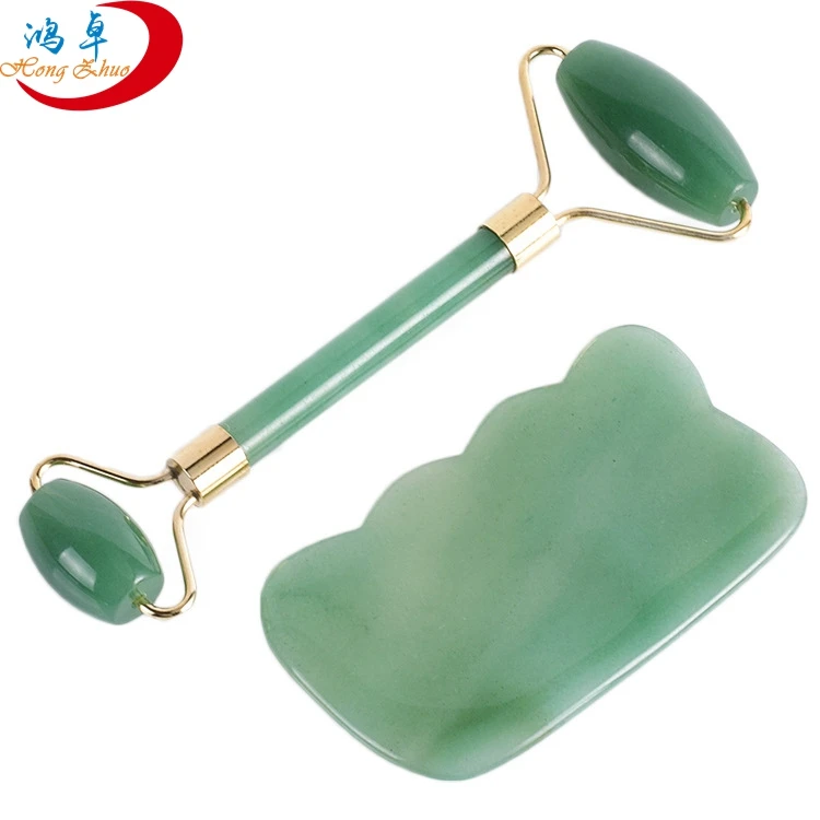 

best sellers High quality green jade roller with logo box ball Massager Products