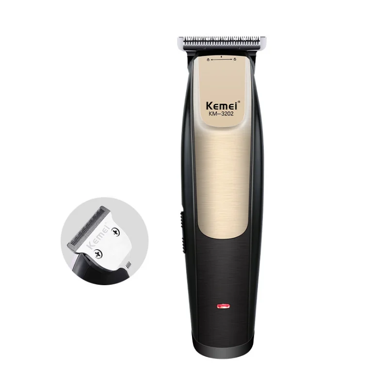 

Kemei Hair clipper Salon Equipment Professional Rechargeable Electric Hair Clippers KM-3202 Wholesale, Gold