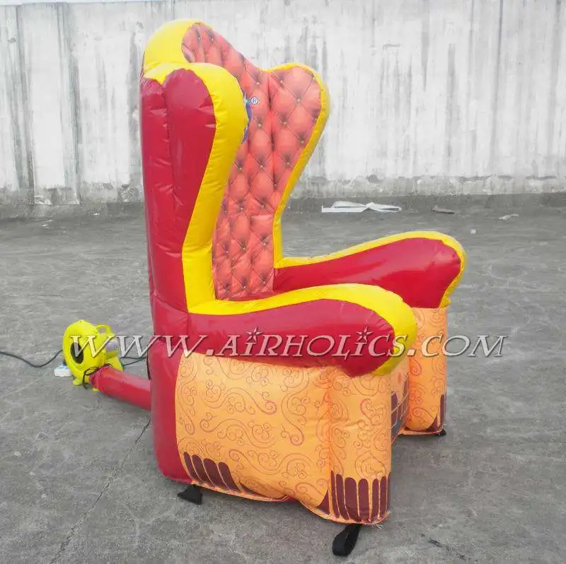 6ft New Arrival King Throne Inflatable Chair For Kids Inflatable Throne