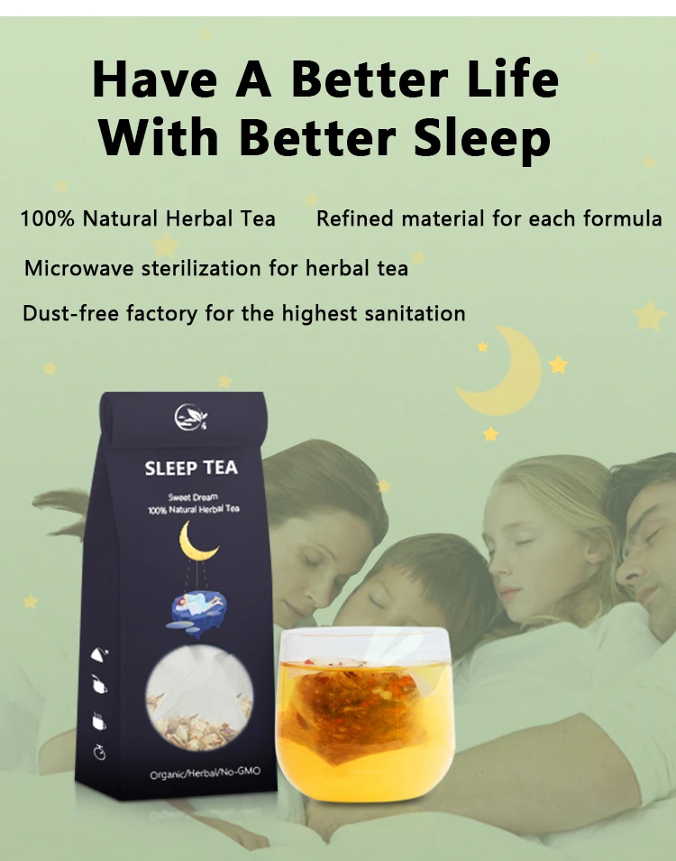 Chinese Herbal Tea For Sleep / Deep Cleansing Detox Organic Cleanse Tea